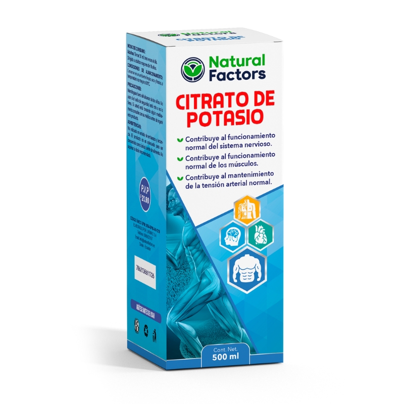 CITRATO DE POTASIO (NF) JARABE FRASCO X 500 mL