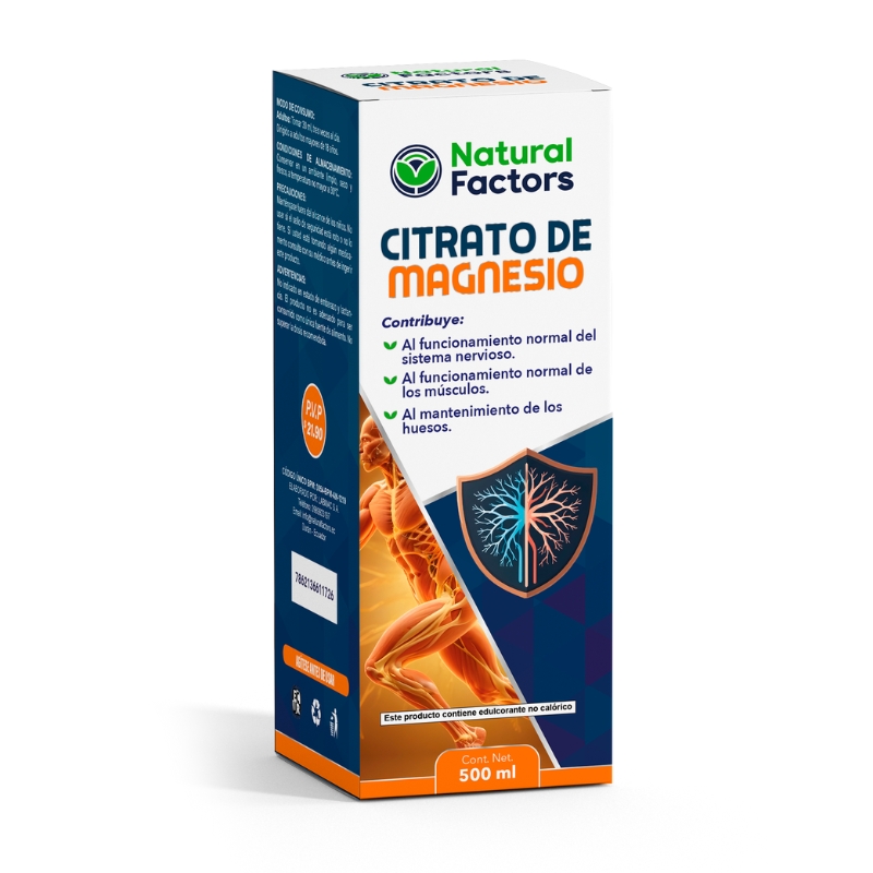 CITRATO DE MAGNESIO (NF) JARABE X 500 mL