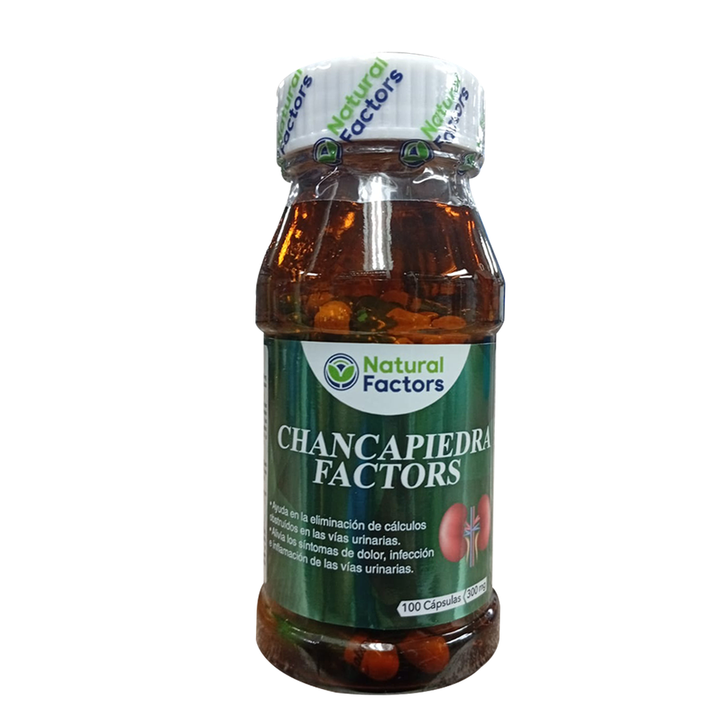 CHANCAPIEDRA FACTORS (NF) CAPS 300 mg ENVASE X 100 U