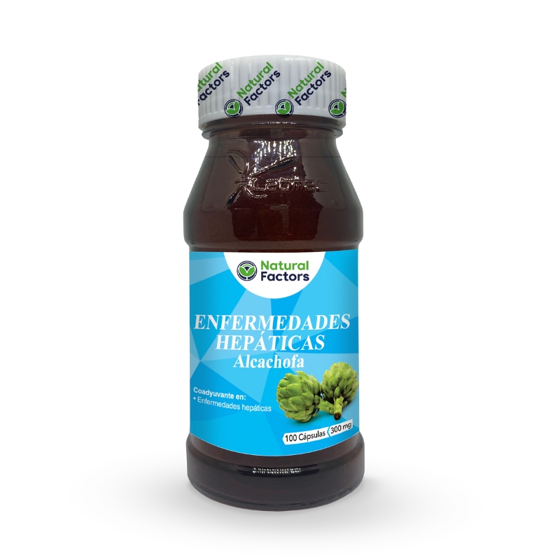 ENFERMEDADES HEPÁTICAS - ALCACHOFA (NF) CAPSULAS 300MG FRASCO X 100
