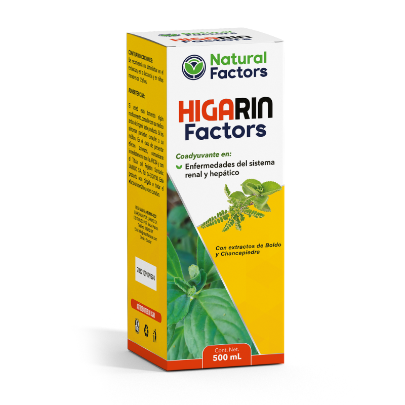 HIGARIN FACTORS (NF) JARABE FRASCO X 500 mL