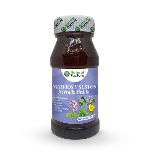 [PTL-N079] NERVIOS Y SUSTOS - NERVOLIX (NF) CAPSULAS 300MG FRASCO X 100